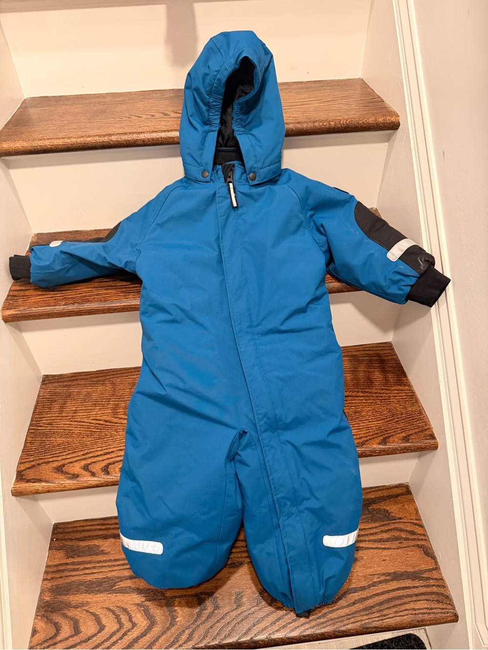 Polarn O. Pyret Blue Lined Children's Jacket